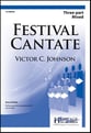 Festival Cantate Three-Part Mixed choral sheet music cover